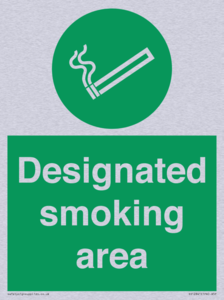 Designated smoking area